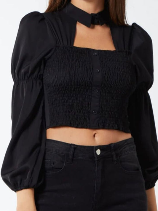 Ella Cropped Shirt