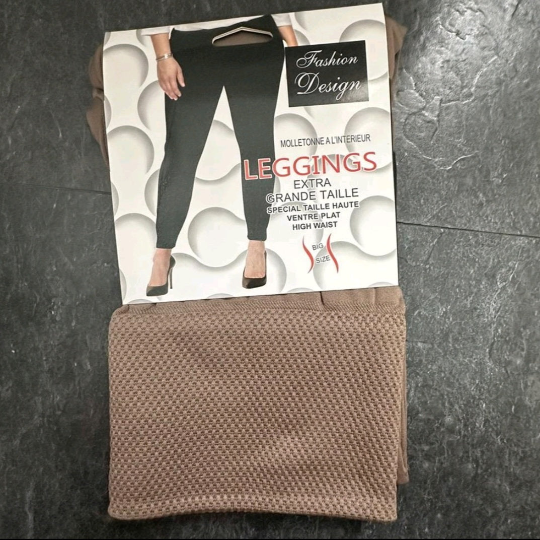 PLUS fleece lined leggings